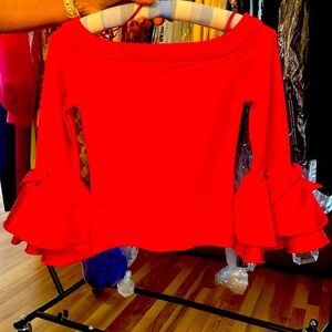 Small Forwever 21 Satin Bell Sleeves